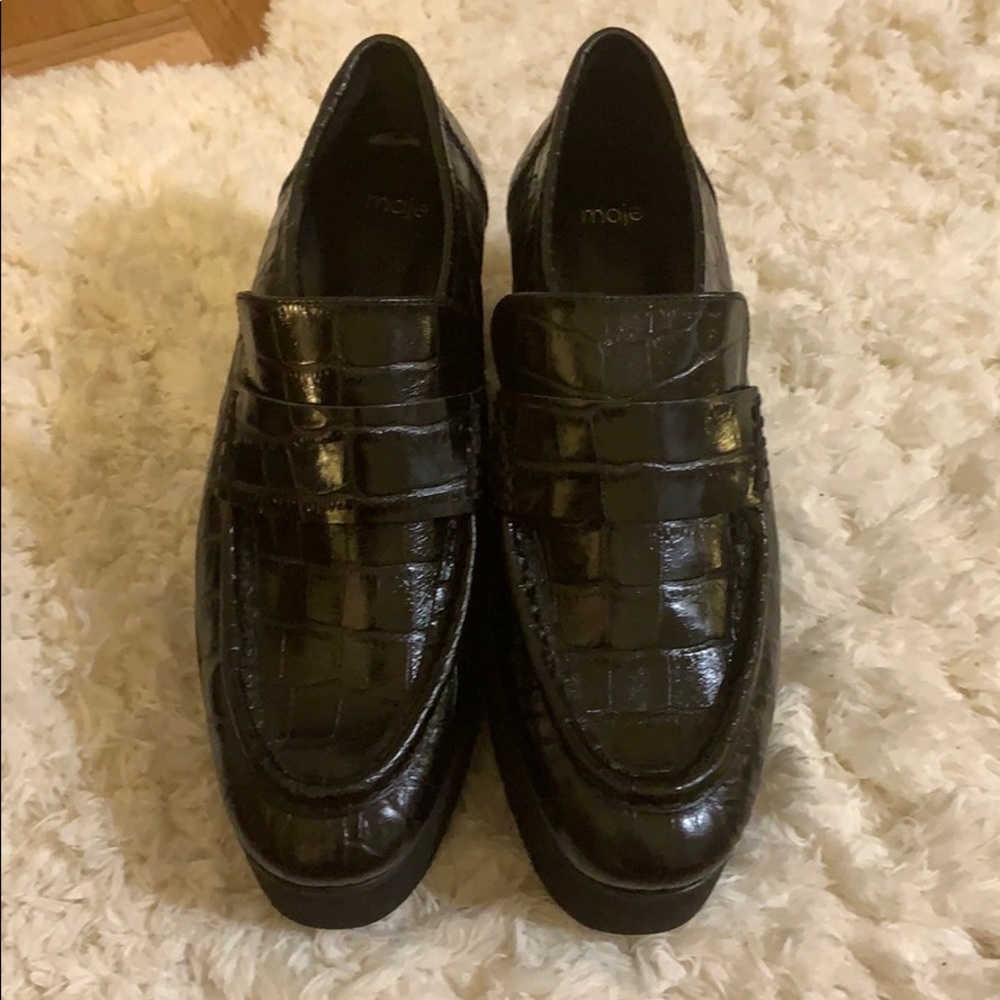 New Platform Leather Loafers